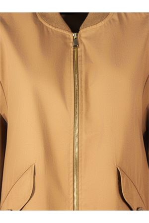 Bomber in twill extrafine cammello FABIANA FILIPPI | CTD215F225L5261268